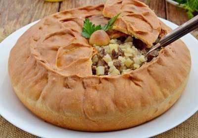 Фото к рецепту: Татарский пирог зур бэлиш