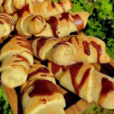 Творожные рогалики