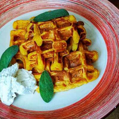 Тыквенно-картофельные вафли