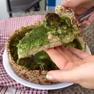 Низкокалорийный киш из цветной капусты