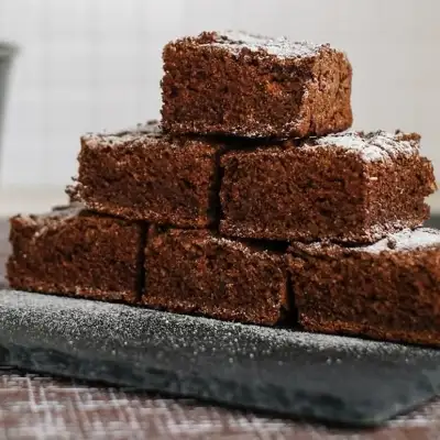 Яблочно-шоколадный кекс