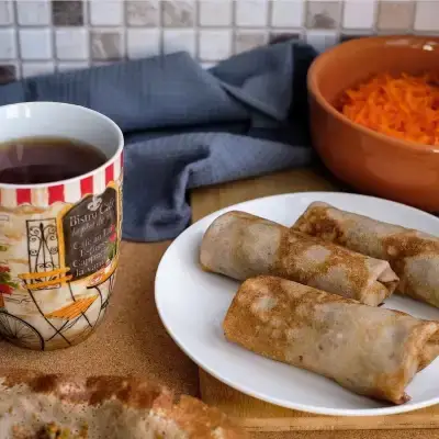 Блинчики с мясной начинкой