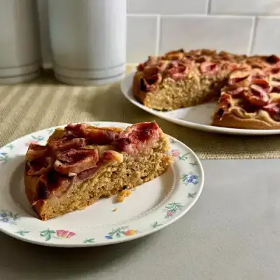 Пп пирог с персиками