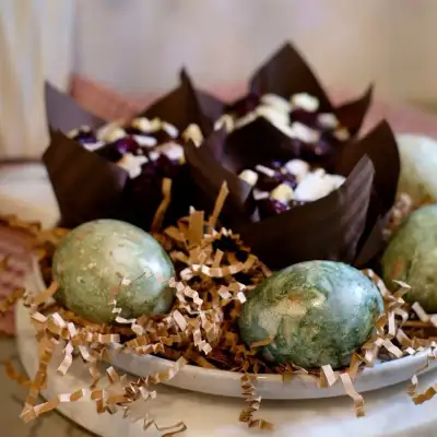 Мраморный окрас яиц