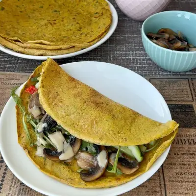 Ароматные блинчики без глютена