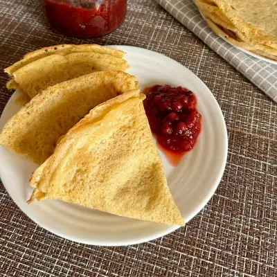 Фото к рецепту: Блинчики из пшена