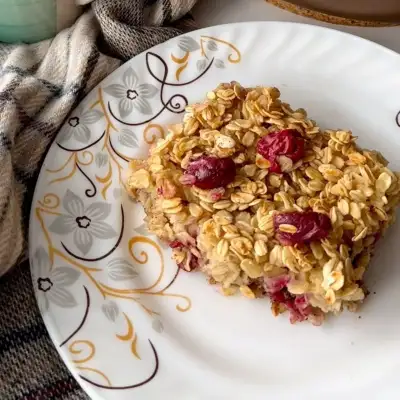 Запечённая овсянка в духовке