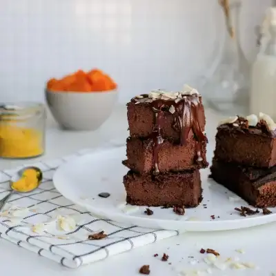 Брауни с тыквой